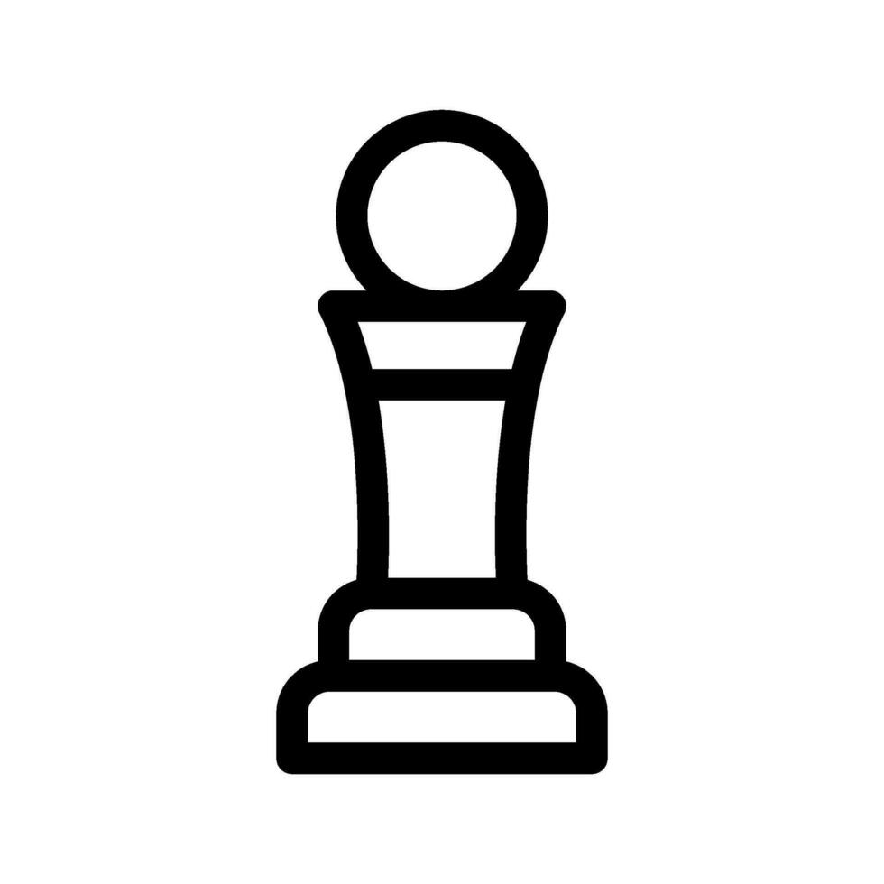 Pawn Icon Vector Symbol Design Illustration