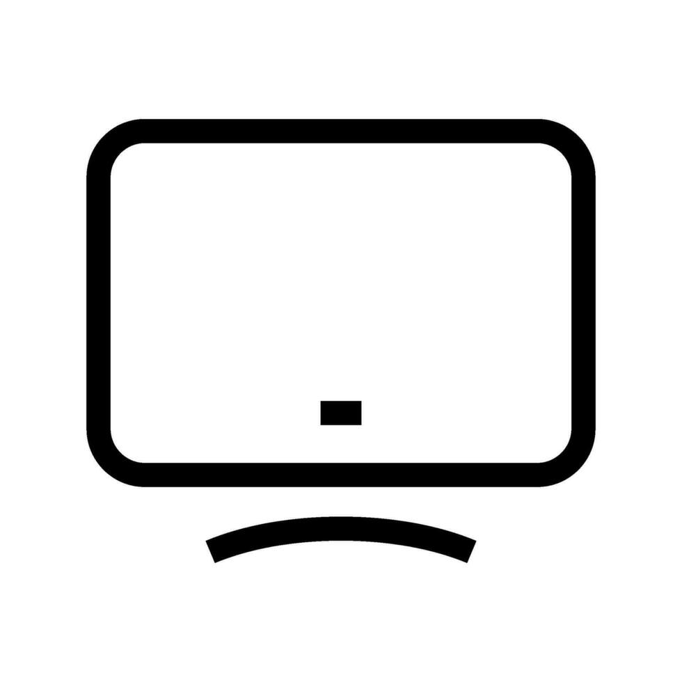 Monitor Icon Vector Symbol Design Illustration