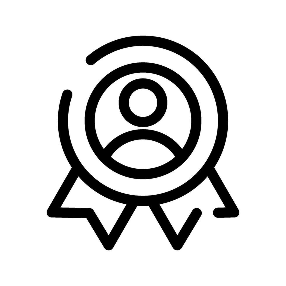 Employee Award Icon Vector Symbol Design Illustration