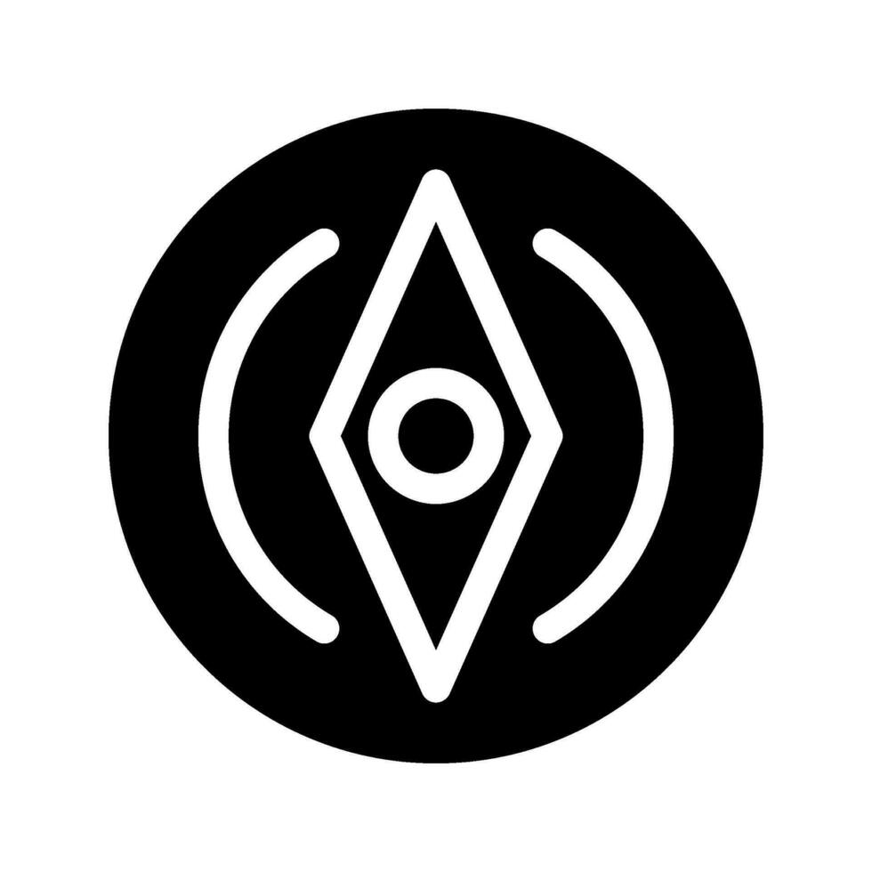 Compass Icon Vector Symbol Design Illustration