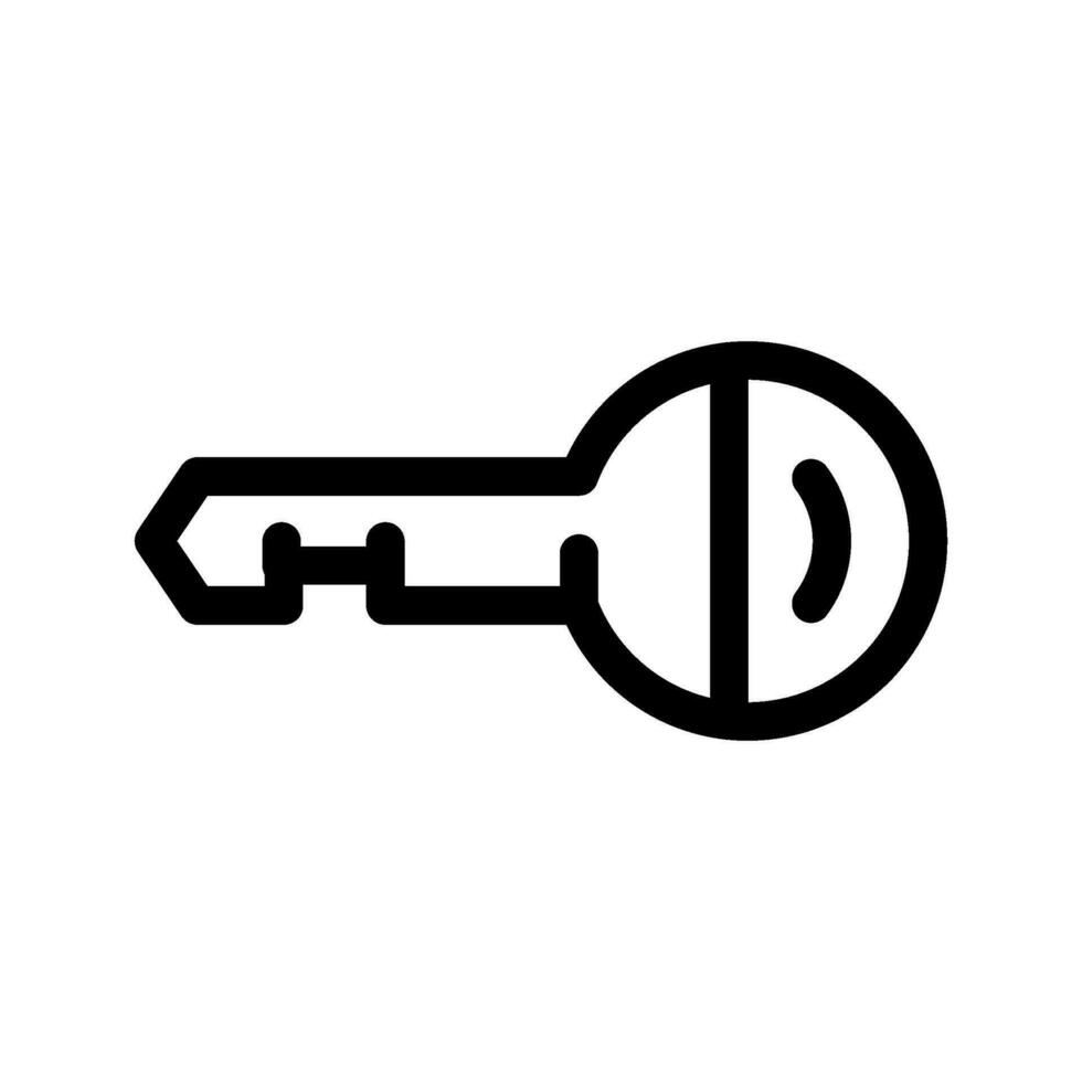 Key Icon Vector Symbol Design Illustration