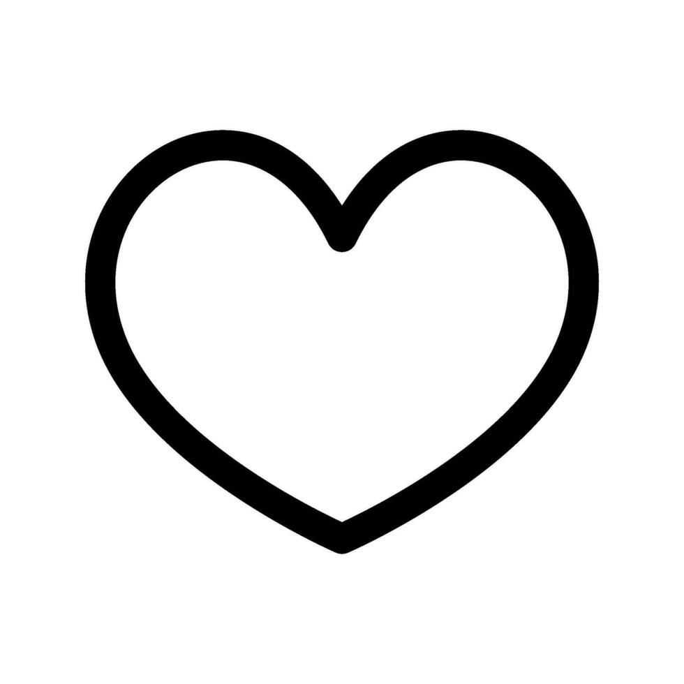 Heart Icon Vector Symbol Design Illustration