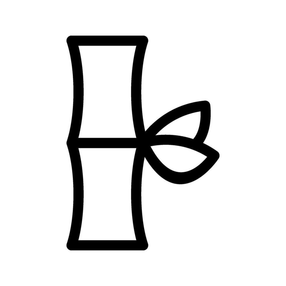 Bamboo Icon Vector Symbol Design Illustration