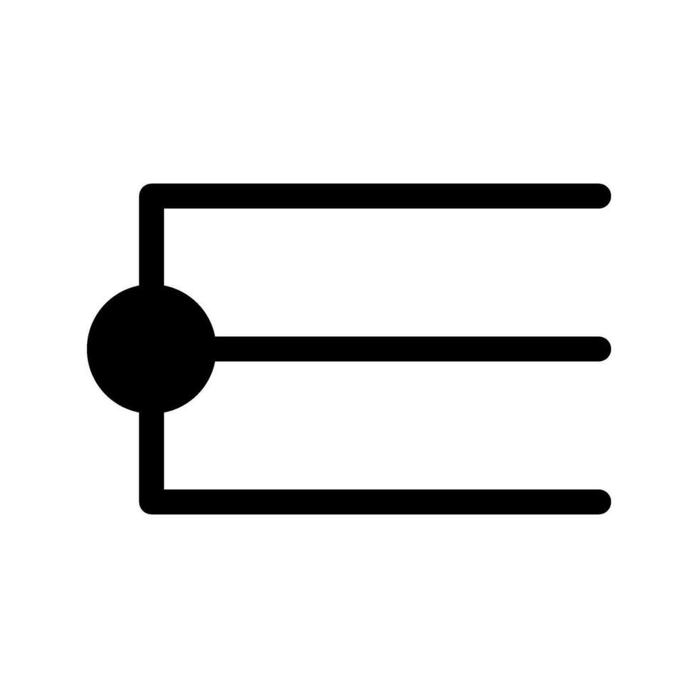 Edge Dot Icon Vector Symbol Design Illustration