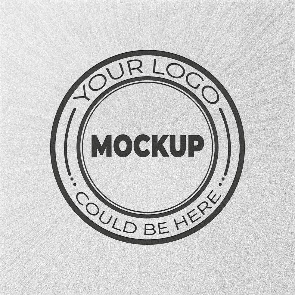 Free 3D Editable Logo Mockup psd