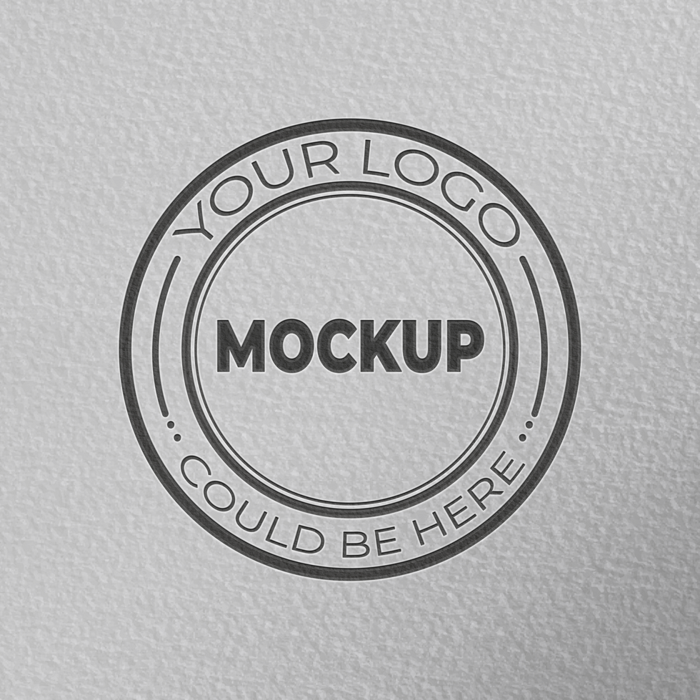 Free 3D Editable Logo Mockup psd