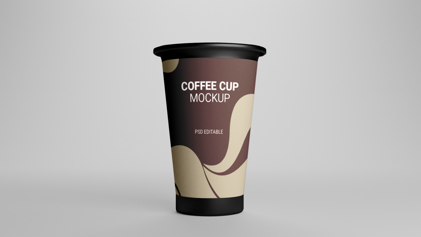 PSD coffee cup mockup free