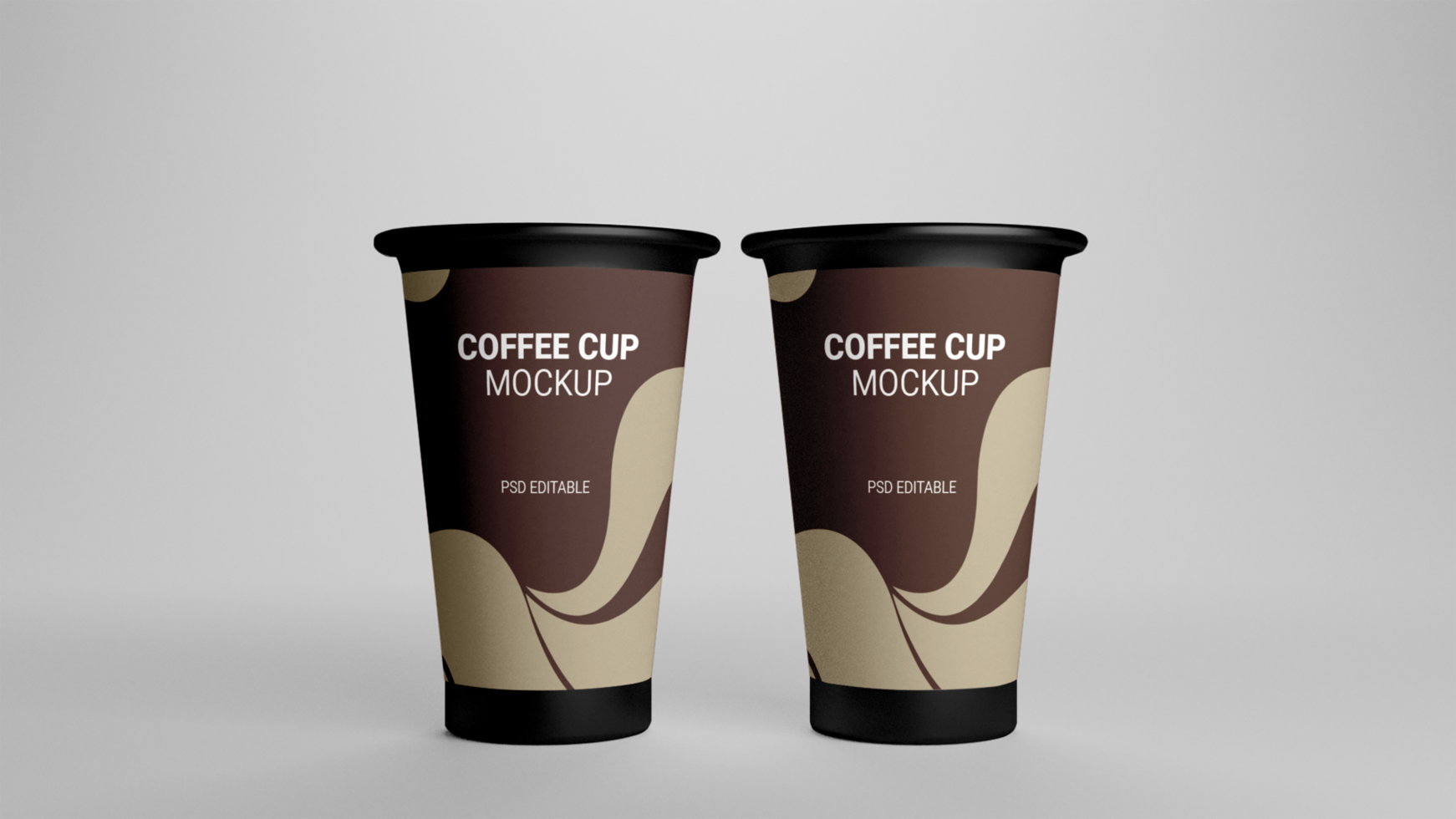 PSD coffee cup mockup free