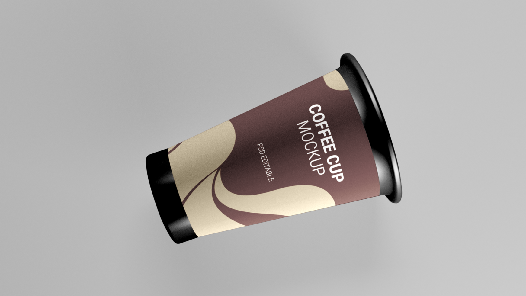 PSD coffee cup mockup free