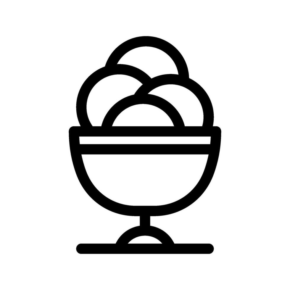 Ice Cream Icon Vector Symbol Design Illustration