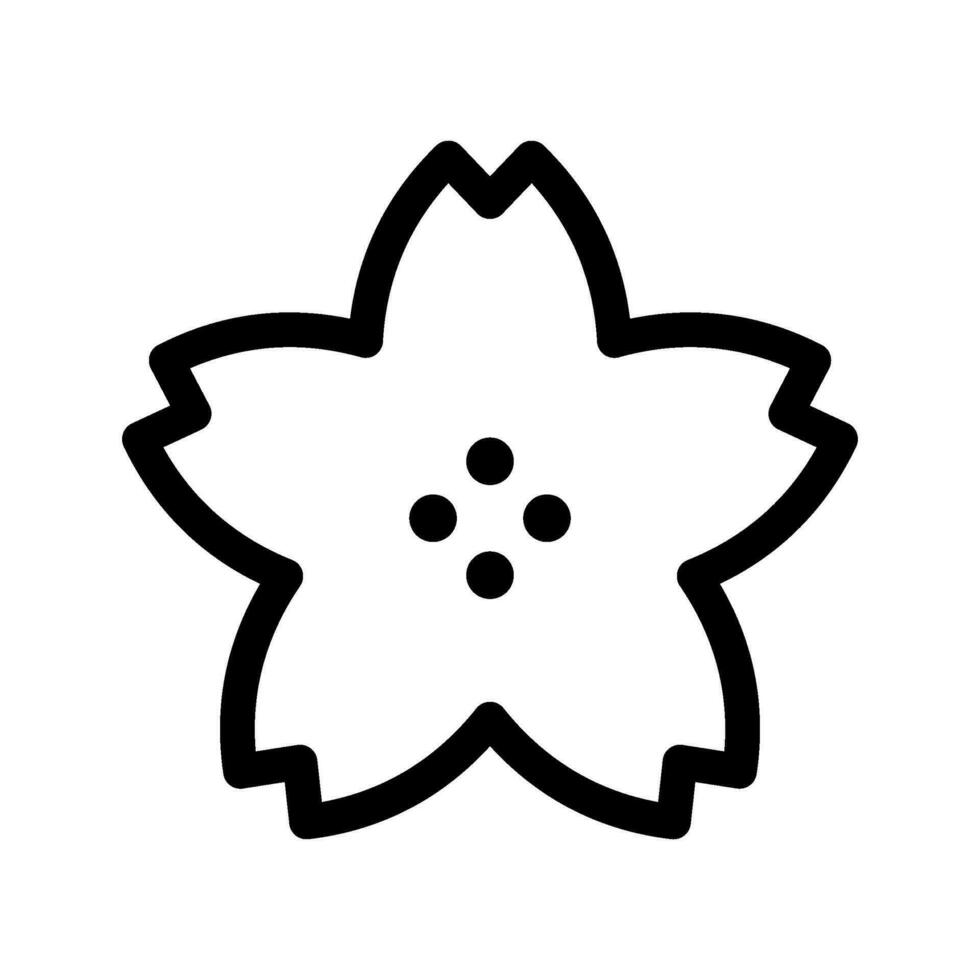 Sakura Icon Vector Symbol Design Illustration