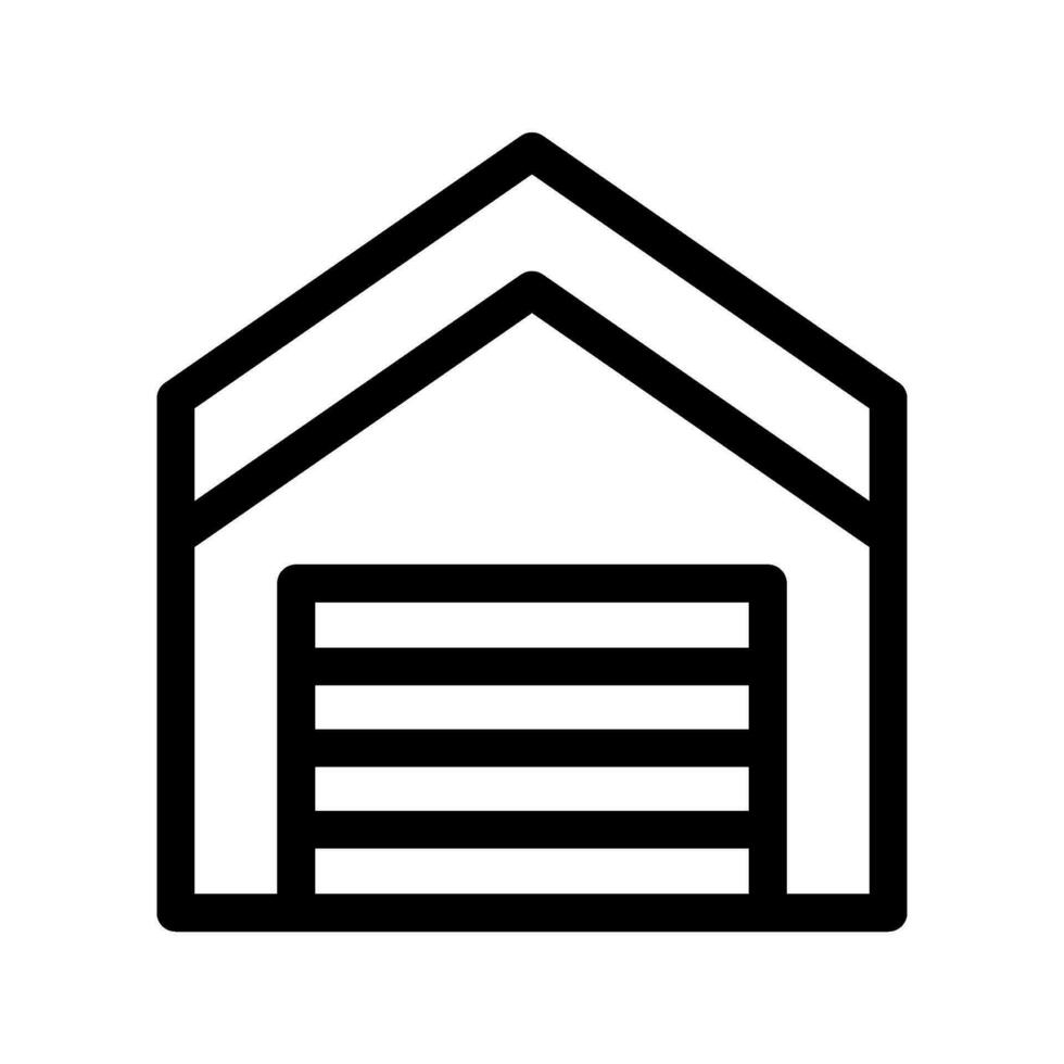 almacén icono vector símbolo diseño ilustración