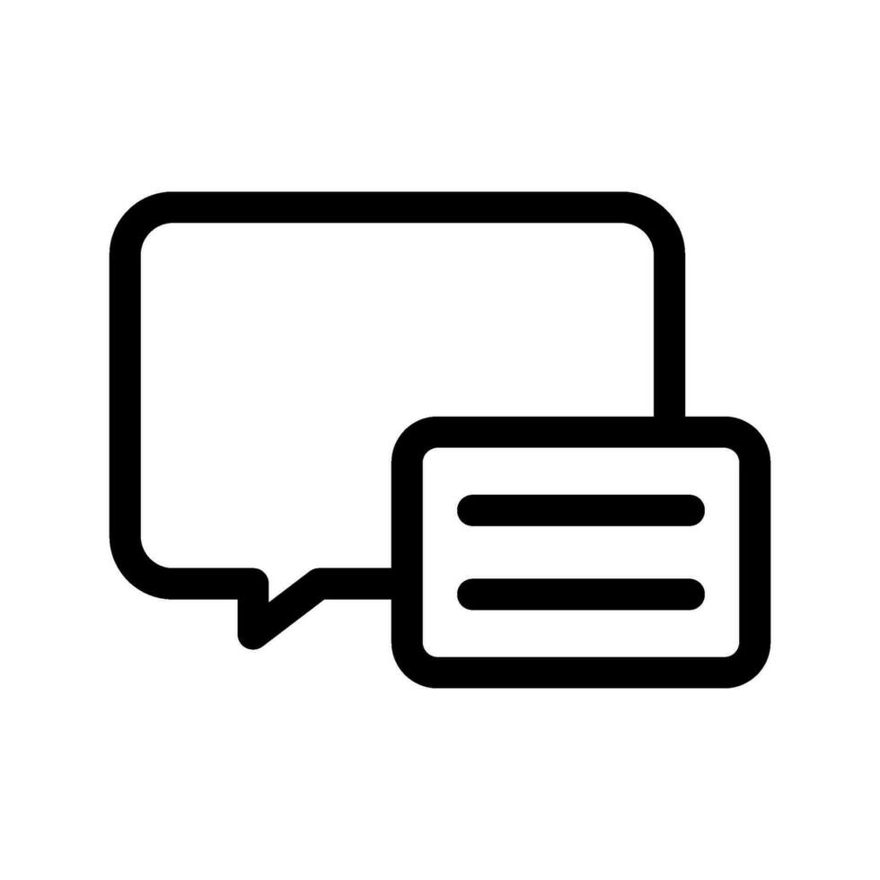 Conversation Icon Vector Symbol Design Illustration
