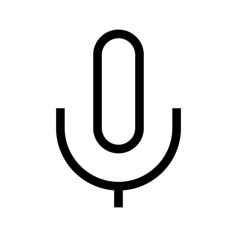 Microphone Icon Vector Symbol Design Illustration