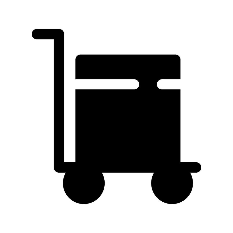 Trolley Icon Vector Symbol Design Illustration