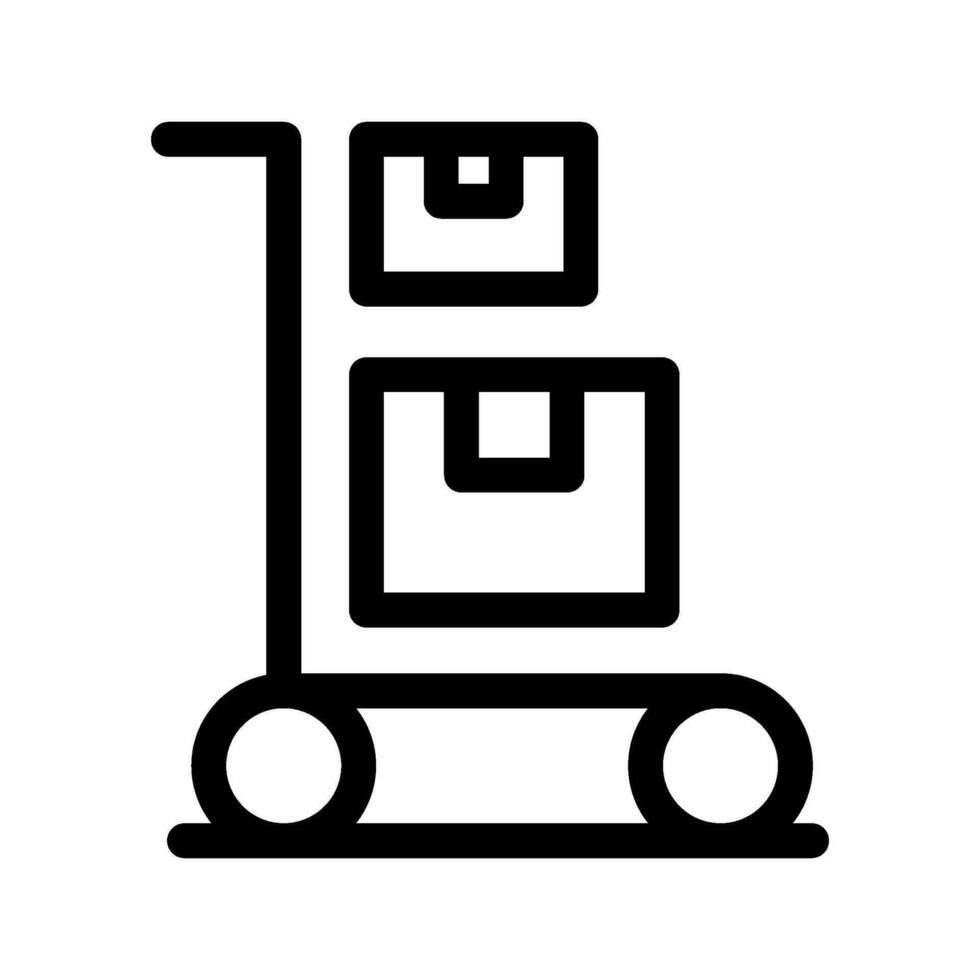 Trolley Icon Vector Symbol Design Illustration