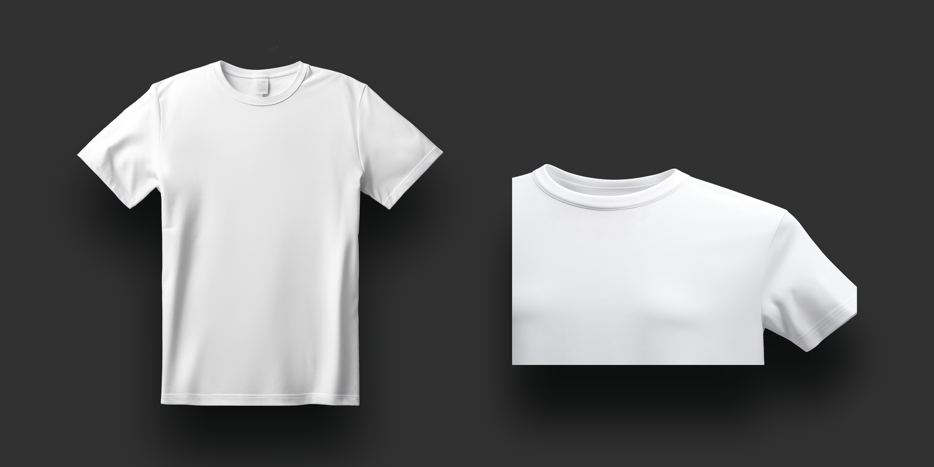 white t shirt mock up template background. psd