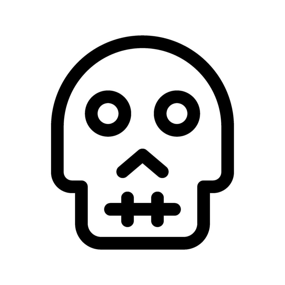 Skull Icon Vector Symbol Design Illustration