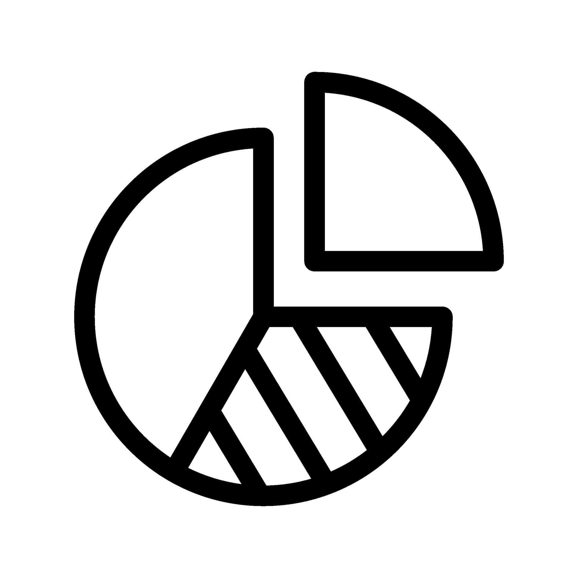 Pie Chart Icon Vector Symbol Design Illustration 26626755 Vector Art at 