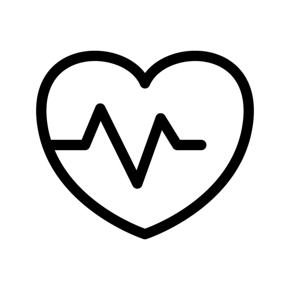 Heart Pulse Icon Vector Symbol Design Illustration