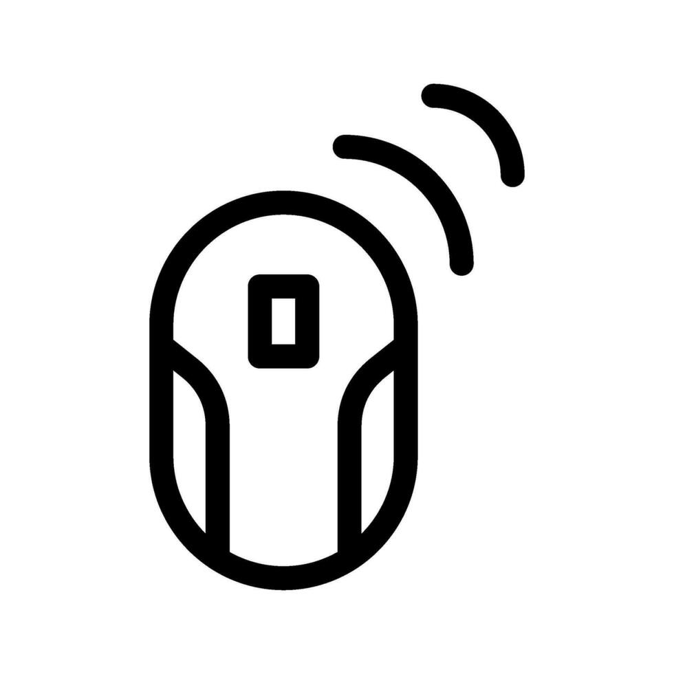 Wireless Mouse Icon Vector Symbol Design Illustration