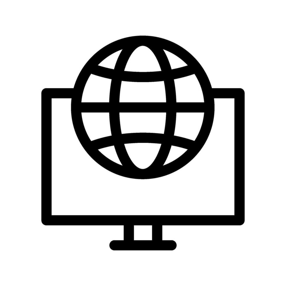 Computer Icon Vector Symbol Design Illustration