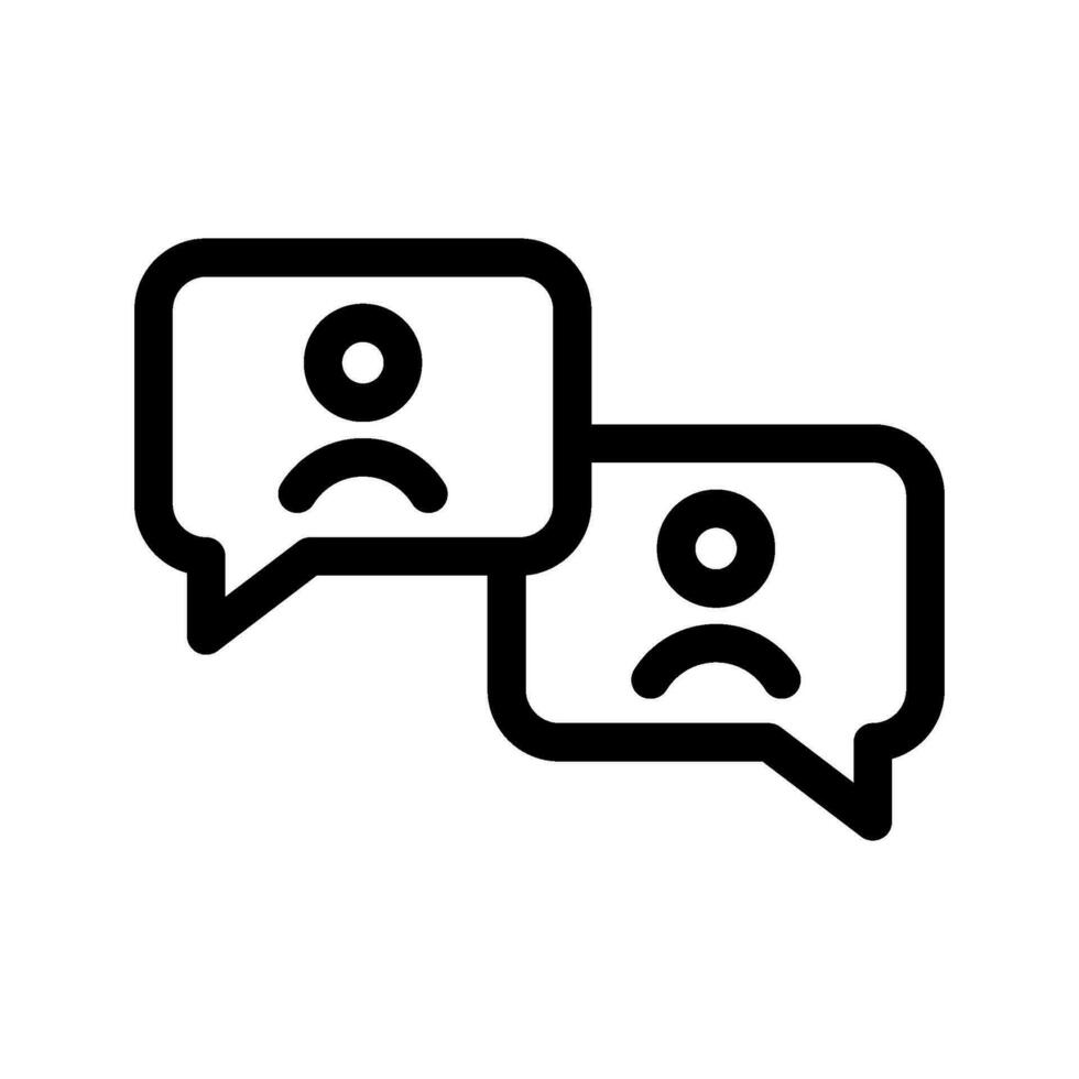 Chatting Icon Vector Symbol Design Illustration