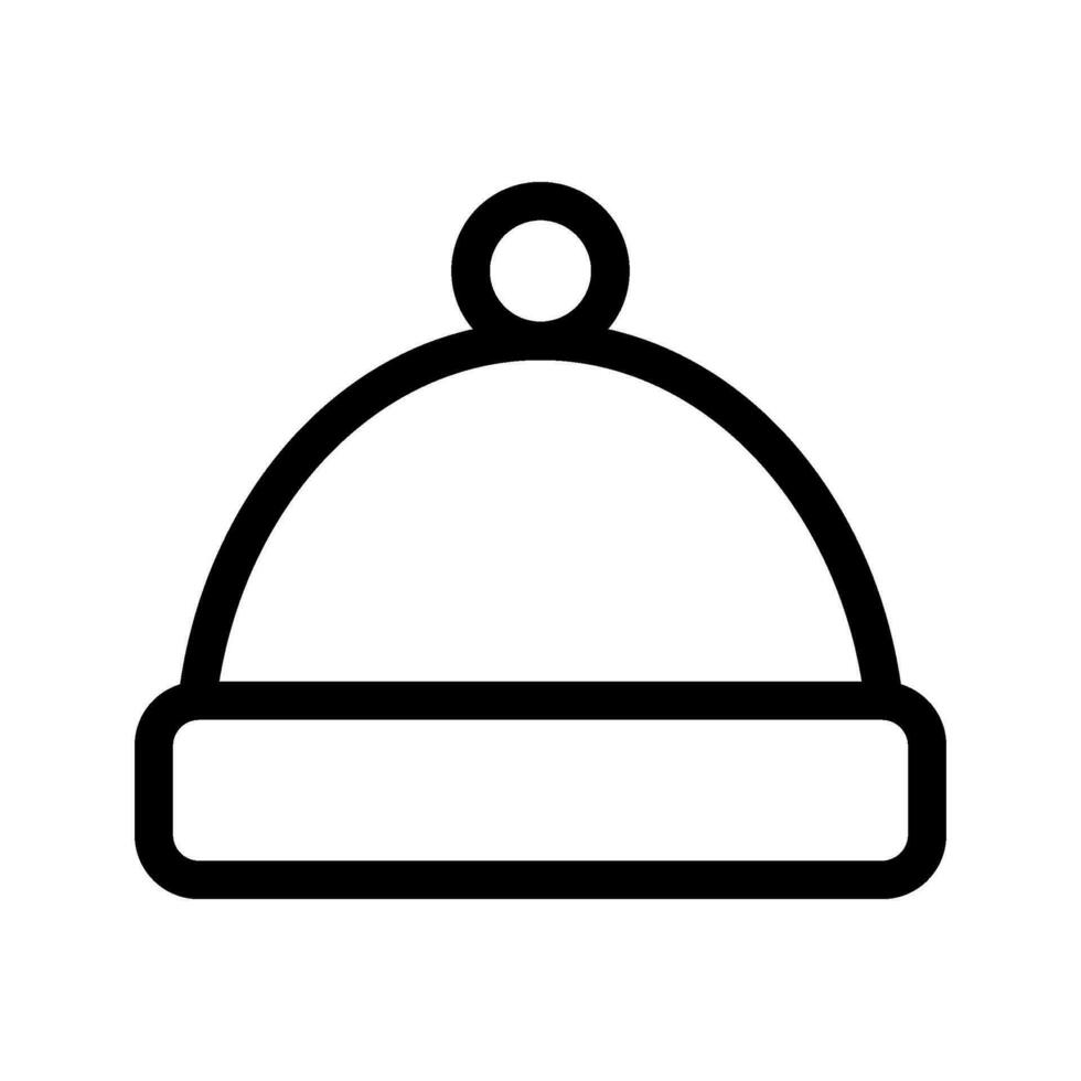 Beanie Icon Vector Symbol Design Illustration