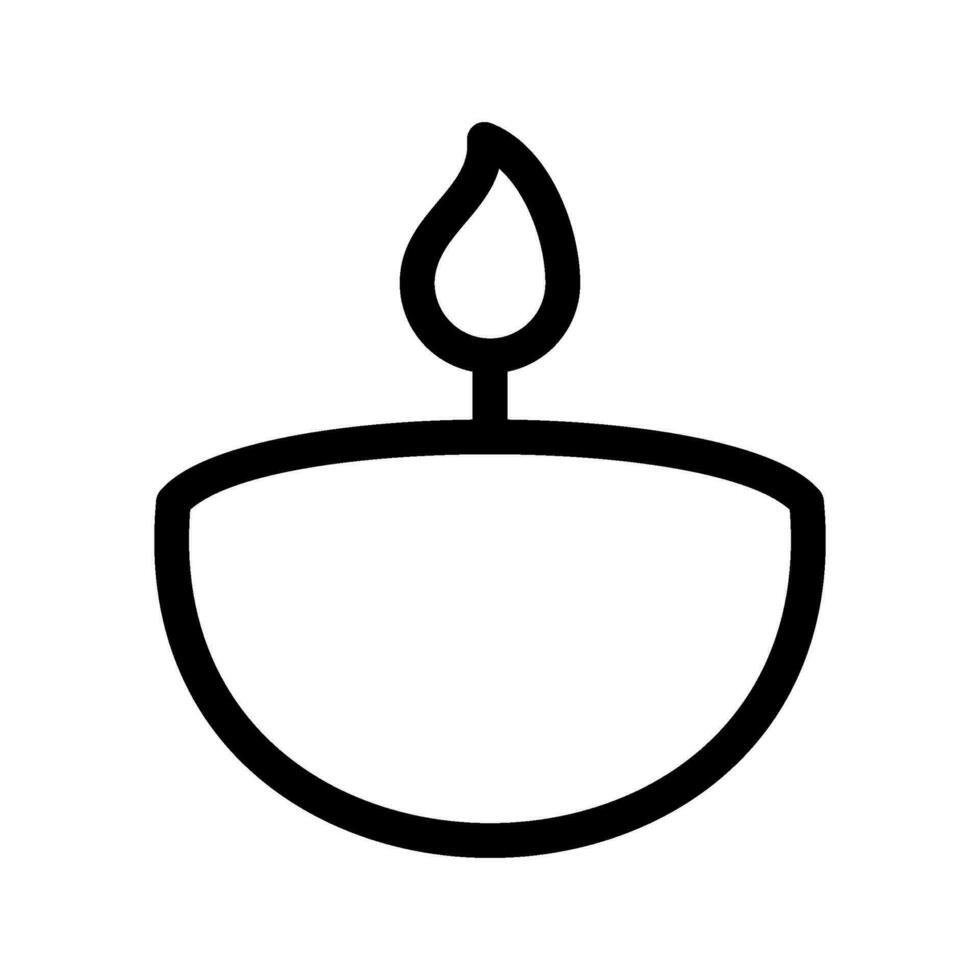 Candle Icon Vector Symbol Design Illustration
