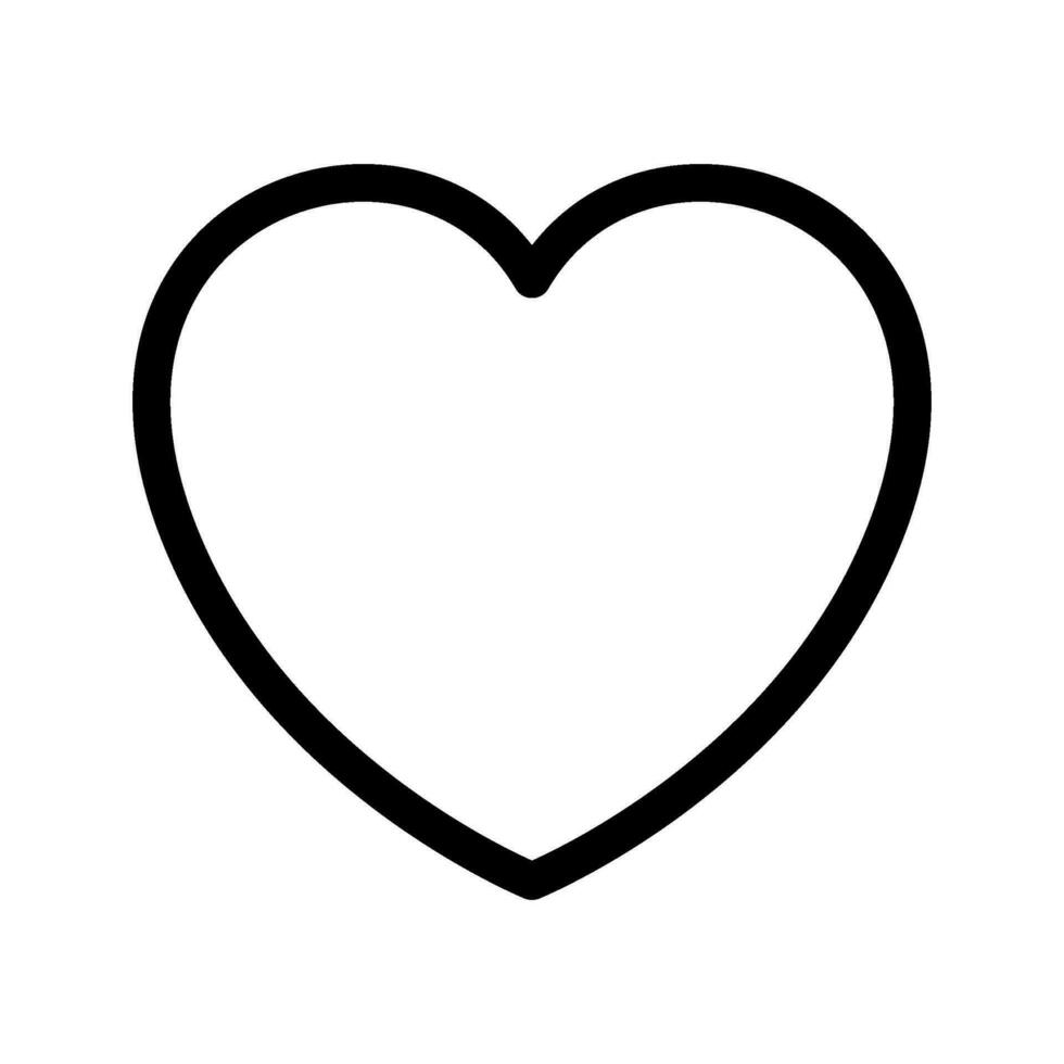 Heart Icon Vector Symbol Design Illustration