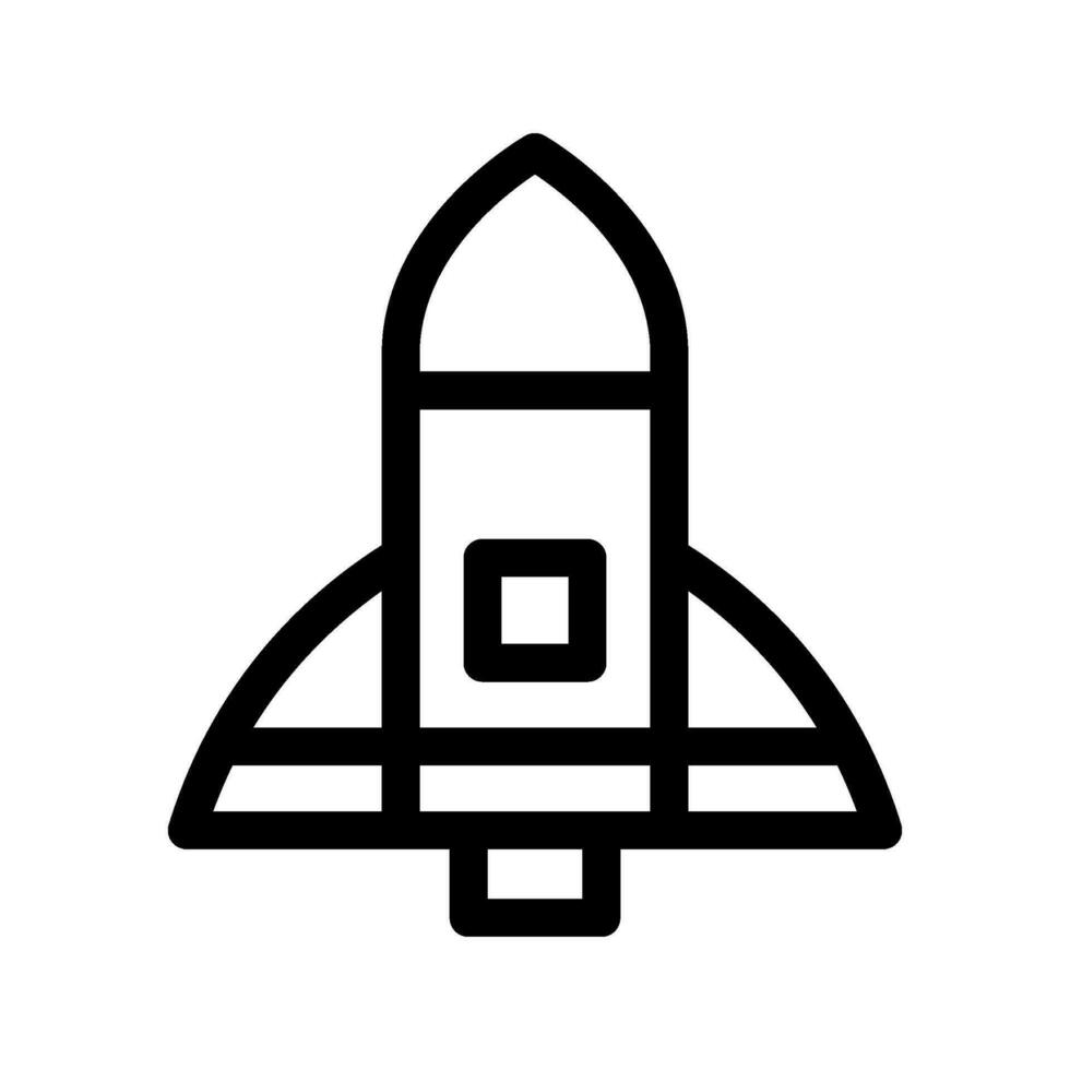 Rocket Icon Vector Symbol Design Illustration