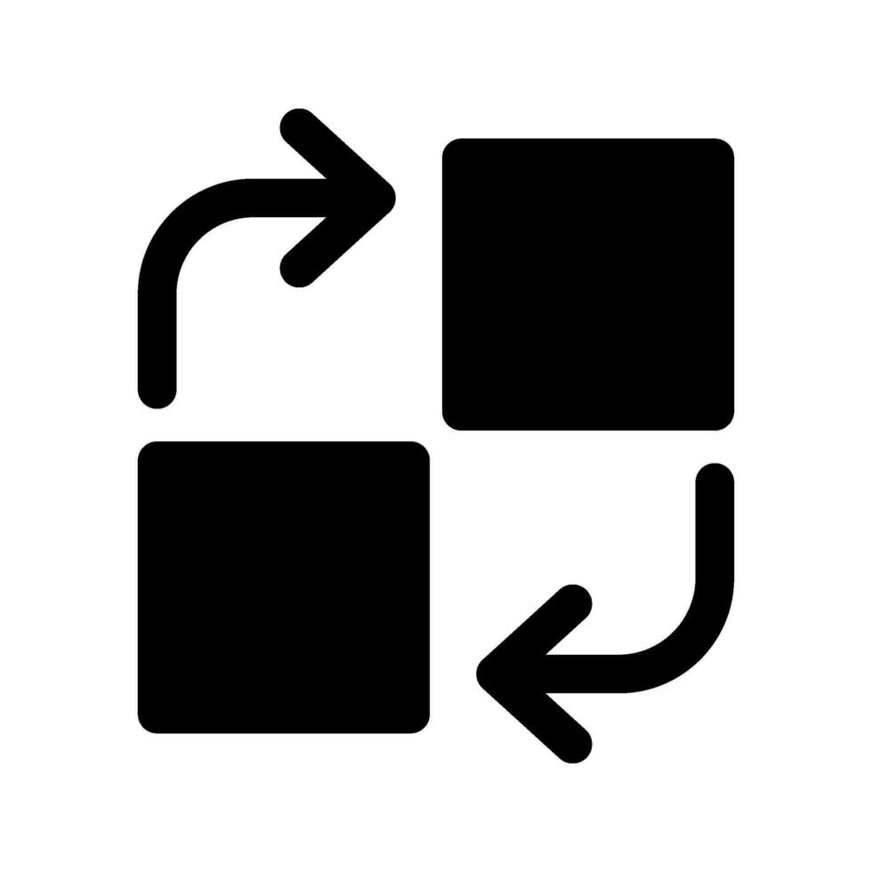 intercambiar icono vector símbolo diseño ilustración