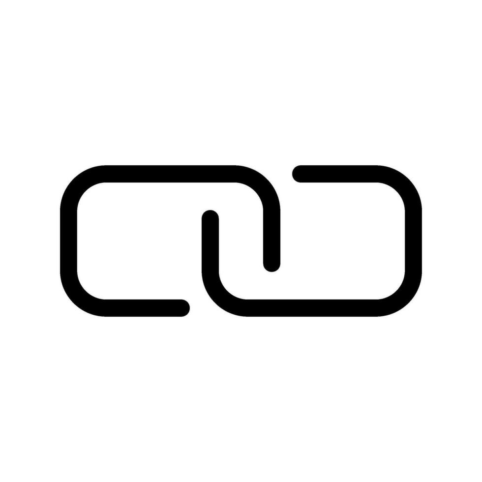 cadena enlace icono vector símbolo diseño ilustración