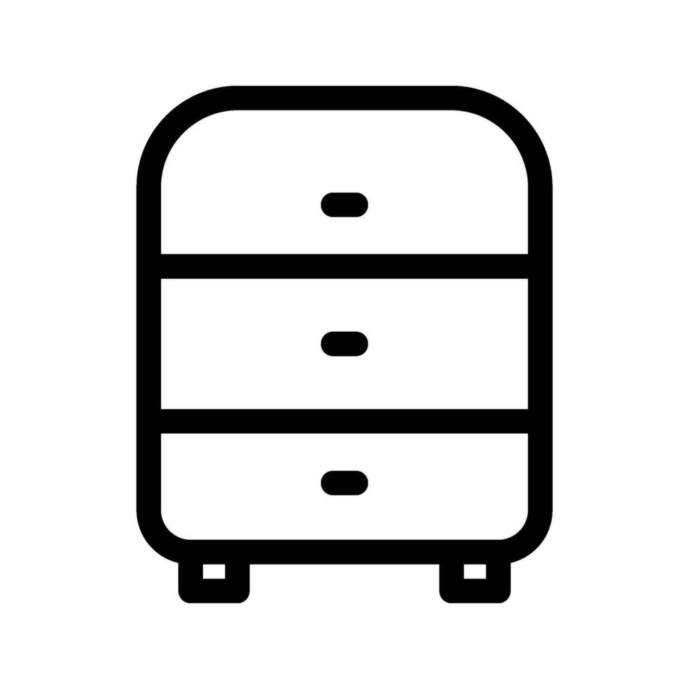 Cabinet Icon Vector Symbol Design Illustration