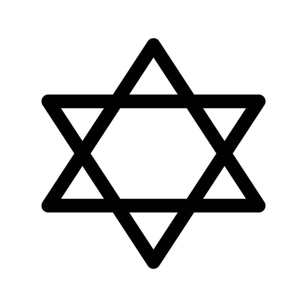 Judaism Icon Vector Symbol Design Illustration