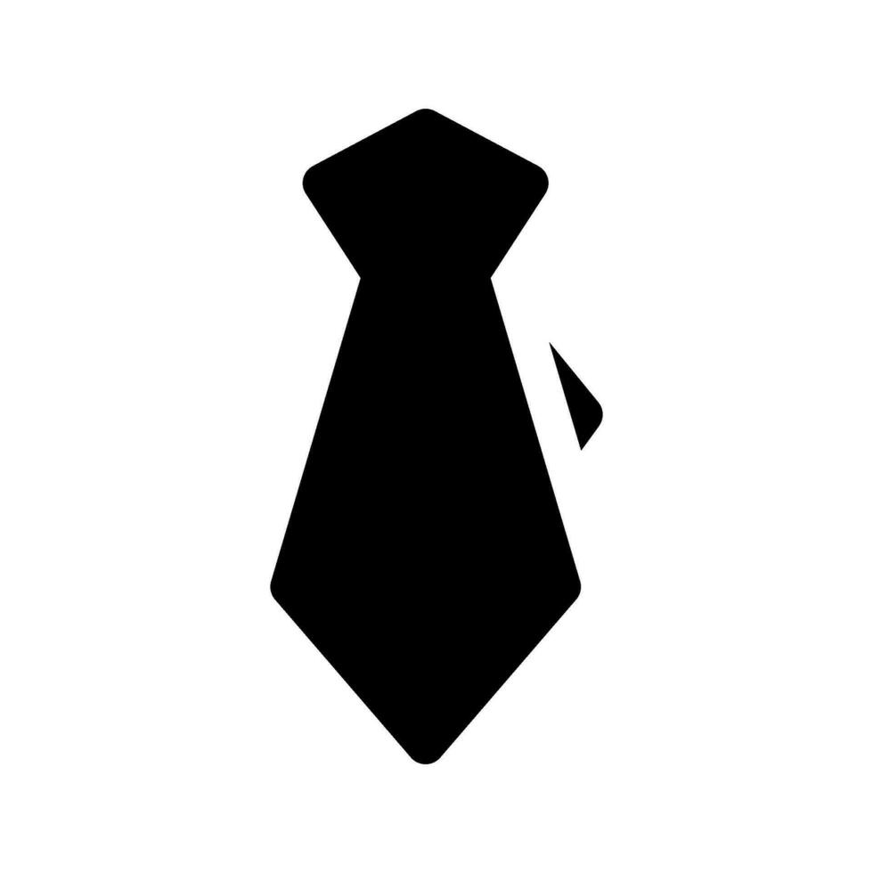 Necktie Icon Vector Symbol Design Illustration