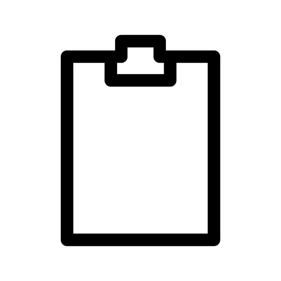 Clipboard Icon Vector Symbol Design Illustration