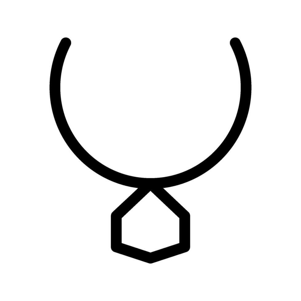 Necklace Icon Vector Symbol Design Illustration