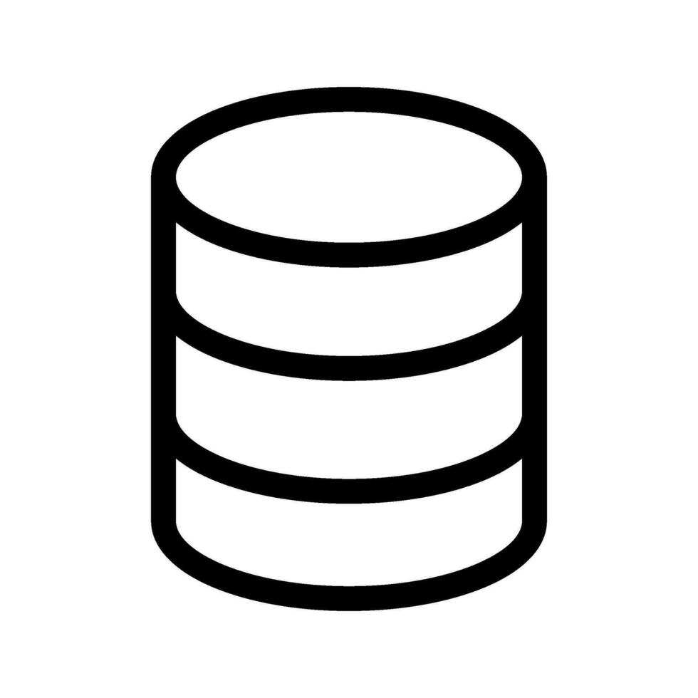 Database Icon Vector Symbol Design Illustration