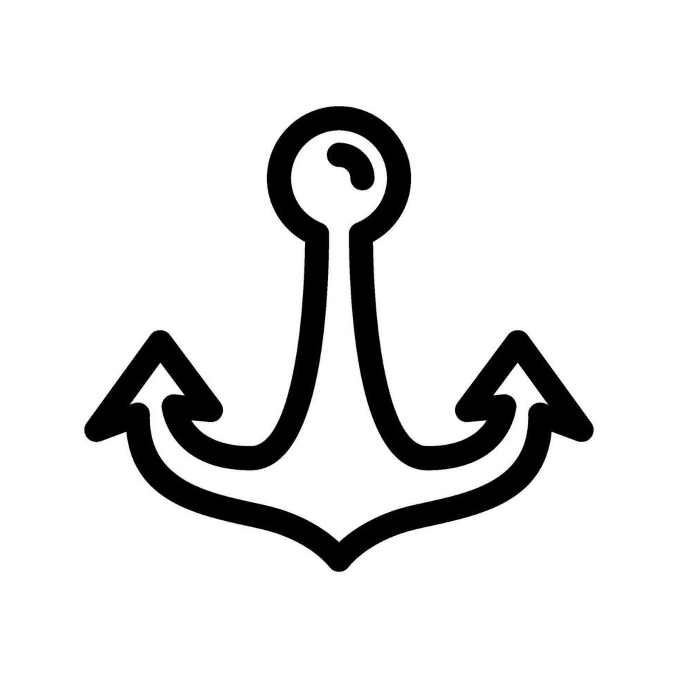 Anchor Icon Vector Symbol Design Illustration