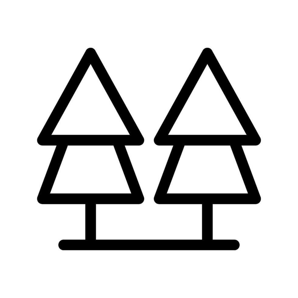 Tree Icon Vector Symbol Design Illustration