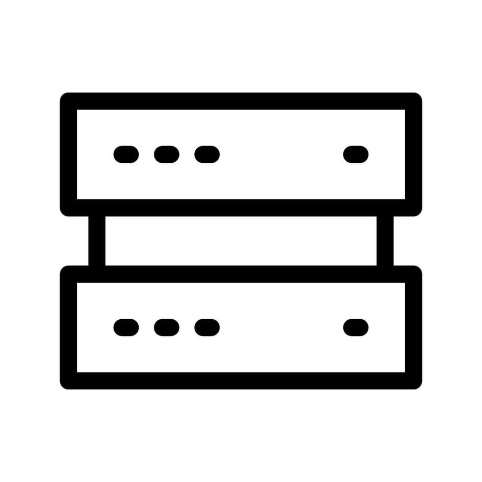 Server Icon Vector Symbol Design Illustration