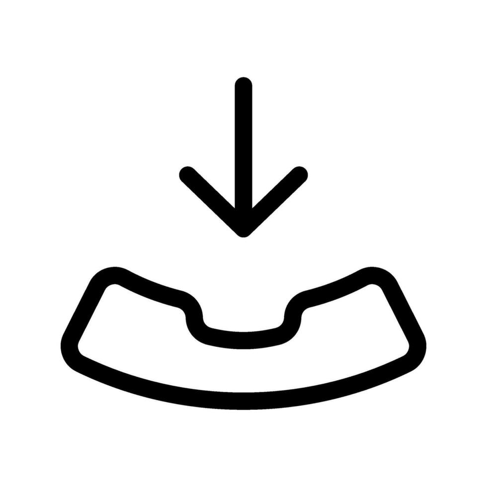 Incoming Call Icon Vector Symbol Design Illustration