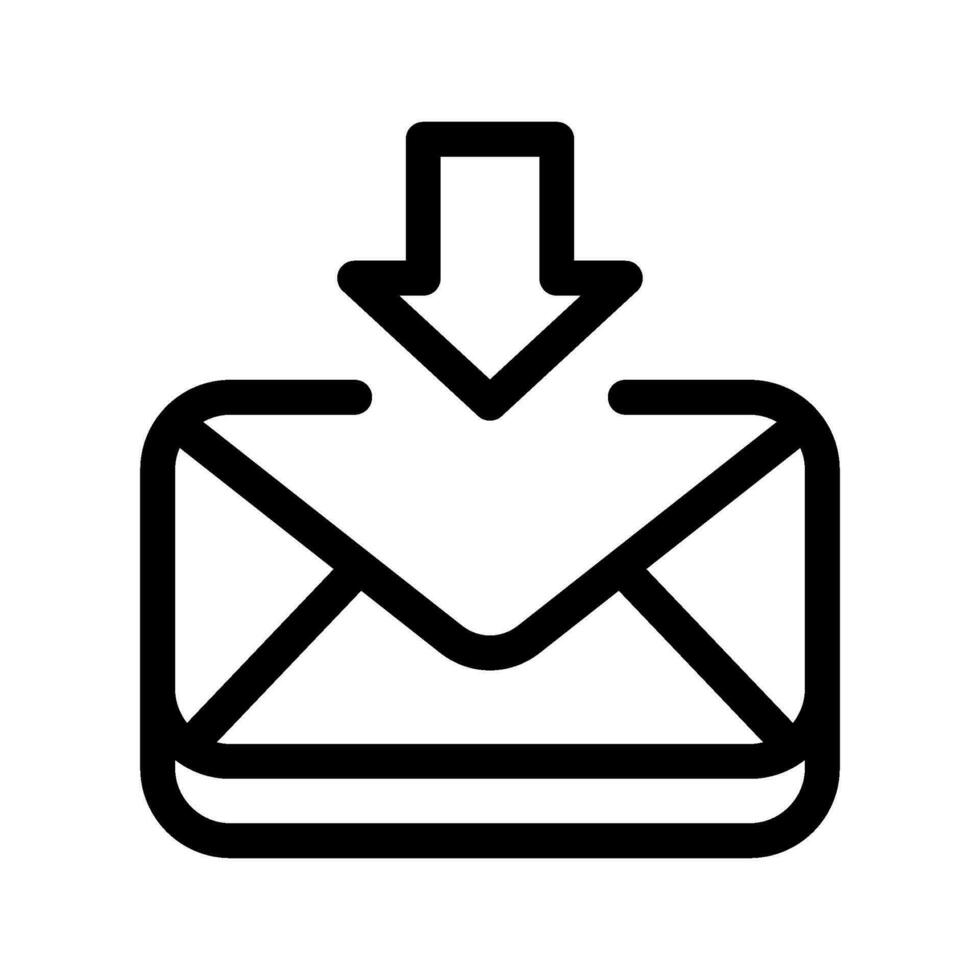 Inbox Icon Vector Symbol Design Illustration