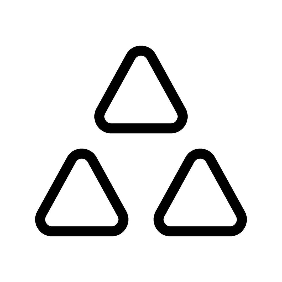 Pyramid Icon Vector Symbol Design Illustration