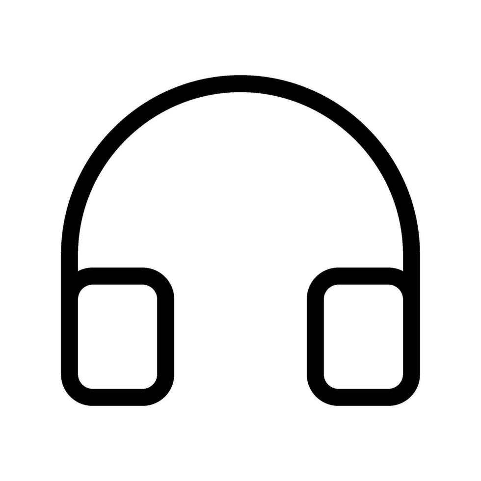 Headphone Icon Vector Symbol Design Illustration