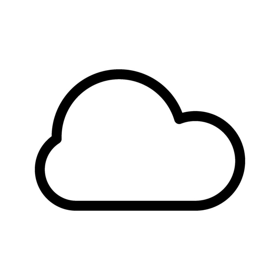 nube icono vector símbolo diseño ilustración