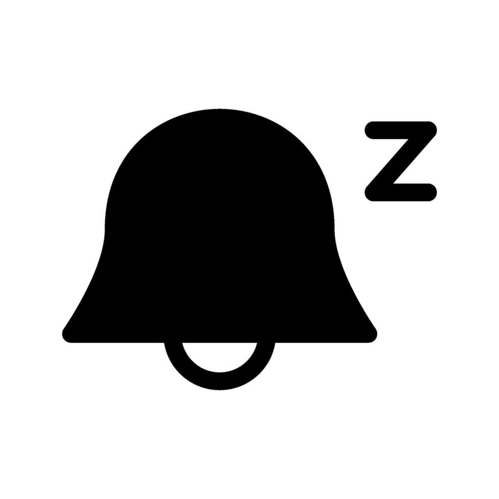 Snooze Icon Vector Symbol Design Illustration