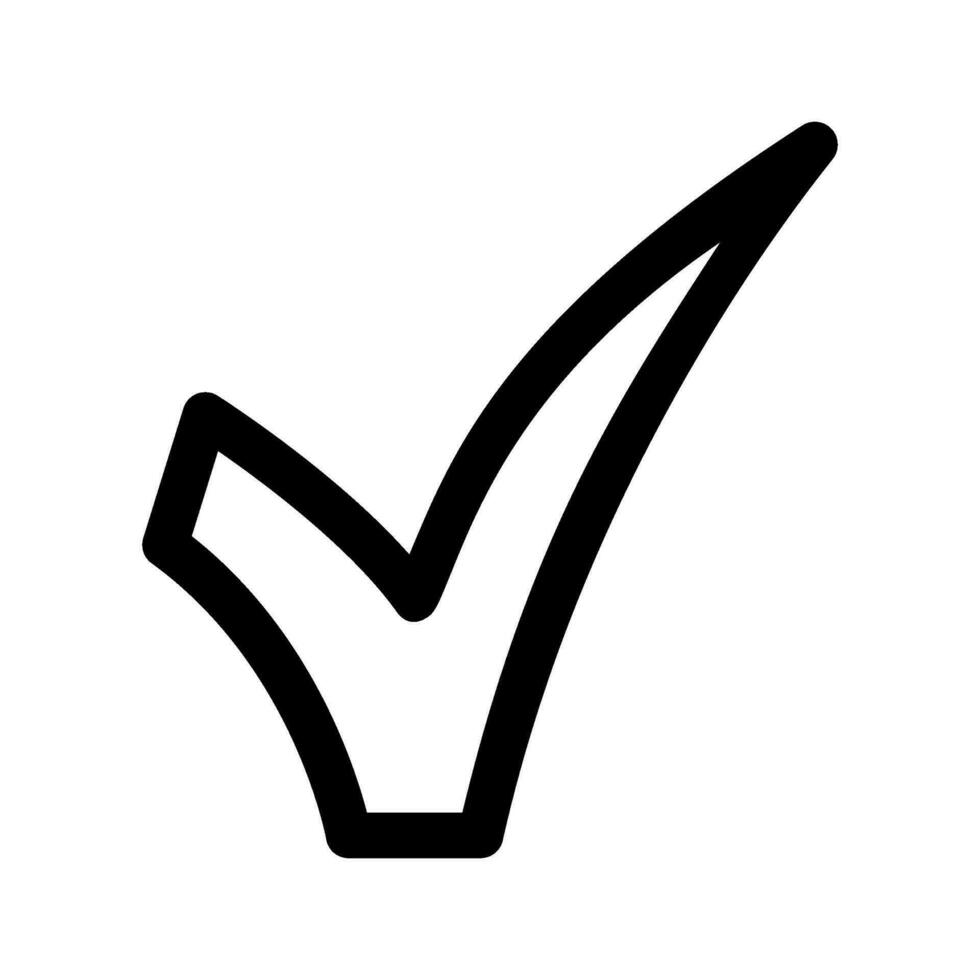 Check Mark Icon Vector Symbol Design Illustration