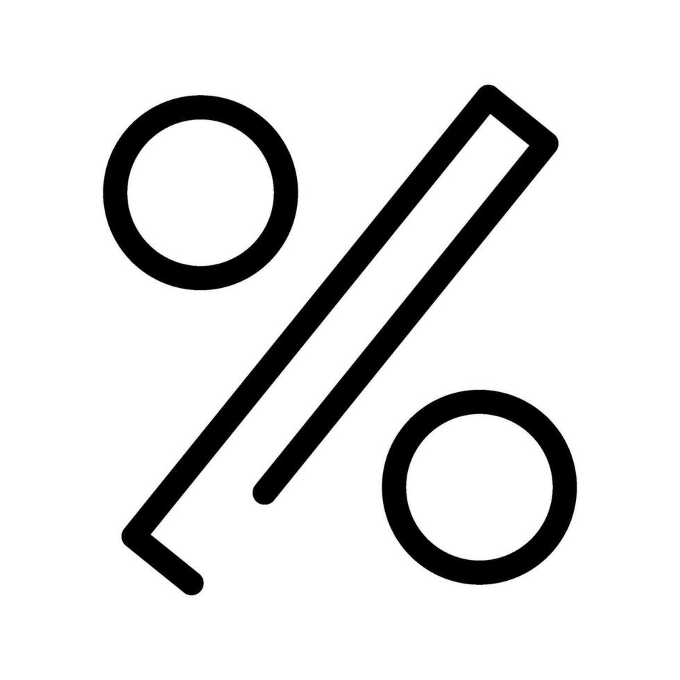 Percent Icon Vector Symbol Design Illustration